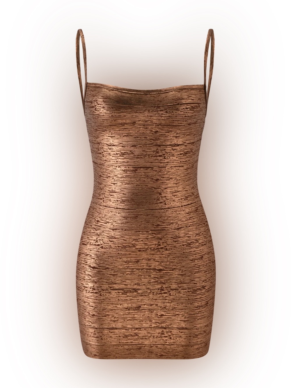 Tiger mist MIDORI METALLIC BANDAGE MINI DRESS